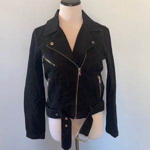 Gap denim moto jacket